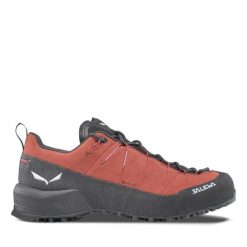 Damskie buty trekkingowe Salewa Wildfire Leather 2 GTX. Brązowe obuwie trekkingowe damskie Salewa, z gore-texu, bez zapięcia. Za 749.99 zł.