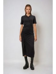 Weekday Sukienka w kolorze czarnym rozmiar: S. Czarne sukienki damskie Weekday, bez wzorów, bez ramiączek. Za 52.55 zł.