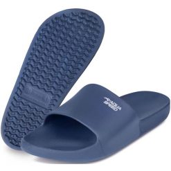 Klapki basenowe Aqua Speed Ohio. Czarne klapki damskie Aqua-Speed, bez wzorów, bez obcasa, bez zapięcia. Za 59.99 zł.