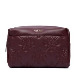 Kosmetyczka Nine West. Czerwone kosmetyczki damskie Nine West, bez wzorów. Za 79.99 zł.