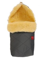 Kaiser Naturfellprodukte Śpiworek wełniany "Natura" w kolorze antracytowym - 85 x 45 cm rozmiar: onesize. Czarne akcesoria do wózków Kaiser Naturfellprodukte. Za 763.28 zł.
