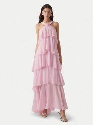Vero Moda Sukienka wieczorowa Felicia 10295237 Różowy Tight Fit. Czerwone sukienki damskie Vero Moda, bez wzorów, z syntetyku, wizytowe, bez ramiączek. Za 279.99 zł.