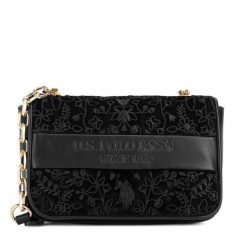 Torebka U.S. Polo Assn. Czarne listonoszki damskie U.S. Polo Assn., bez wzorów, bez dodatków. Za 188.99 zł.