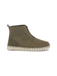 Ilse Jacobsen Botki w kolorze khaki rozmiar: 36. Brązowe botki damskie Ilse Jacobsen, bez obcasa, bez zapięcia. Za 122.96 zł.