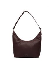 Calvin Klein Torebka LV04F3891G Bordowy. Czerwone torebki klasyczne damskie Calvin Klein, ze skóry, bez dodatków. Za 569.99 zł.