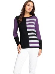 WITT WEIDEN Sweter w kolorze fioletowym rozmiar: 48. Różowe swetry klasyczne damskie WITT WEIDEN, ze splotem, bez kołnierzyka. Za 74.28 zł.