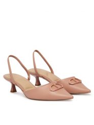 Aldo Sandały Delicate 13918886 Beżowy. Brązowe sandały damskie ALDO, bez wzorów, ze skóry, bez obcasa, na szpilce, bez zapięcia. Za 319.99 zł.