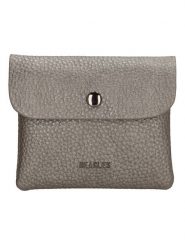 Beagles Portfel w kolorze srebrnym - 10 x 2,5 cm rozmiar: onesize. Szare portfele damskie Beagles, bez wzorów, z materiału. Za 56.53 zł.