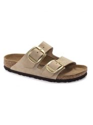 Birkenstock Klapki "Uneek" w kolorze czarnym rozmiar: 38. Brązowe klapki damskie Birkenstock, bez wzorów, bez obcasa, bez zapięcia. Za 474.95 zł.