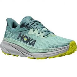 Buty do biegania damskie Hoka One One Challenger Atr 7. Niebieskie obuwie sportowe damskie HOKA, z materiału, bez zapięcia, do biegania. Za 938.00 zł.