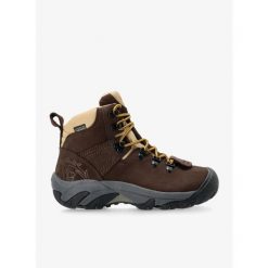 Buty trekkingowe damskie Keen Pyrenees. Brązowe obuwie trekkingowe damskie Keen, bez zapięcia. Za 507.99 zł.