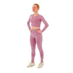 Damski zestaw sportowy Xtreme - legginsy sportowe + sportowy Croptop - Różowy. Czerwone legginsy damskie XTREME SOCKSWEAR, s, bez wzorów, z materiału. Za 199.42 zł.