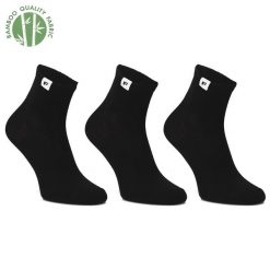 Skarpety damskie Filippo, elastyczne dopasowanie oddychająca struktura miękkie wykończenie 3 pary , czarne, SD-AN04 BK. Czarne skarpetki damskie Filippo, bez wzorów. Za 29.99 zł.