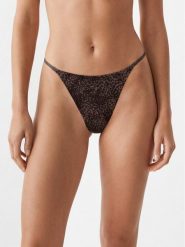 Calvin Klein Underwear Figi klasyczne LV00QF8657 Brązowy. Brązowe figi Calvin Klein Underwear, bez wzorów, z syntetyku. Za 119.99 zł.