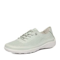 Półbuty Remonte. Niebieskie półbuty damskie Remonte, bez wzorów, bez obcasa, na płaskiej podeszwie, bez zapięcia. Za 379.99 zł.