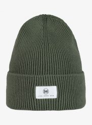 Czapka zimowa Buff Drisk - silversage. Zielone czapki damskie Buff, na zimę, bez wzorów, z bawełny. Za 139.99 zł.