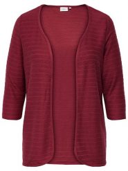 ONLY Kardigan w kolorze bordowym rozmiar: XL-54. Czerwone kardigany damskie Only, xl, bez wzorów, ze splotem. Za 87.81 zł.