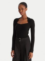 ACCESS FASHION Sweter 54-8048 Czarny Slim Fit. Czarne swetry klasyczne damskie ACCESS FASHION, m, z syntetyku, bez kołnierzyka. Za 259.99 zł.