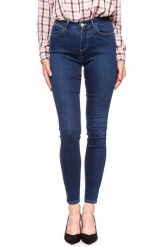 WRANGLER HIGH SKINNY COSY FEEL W27HRL21L 112128114. Rurki damskie Wrangler, z aplikacjami, z jeansu, z podwyższonym stanem. W wyprzedaży za 89.99 zł.