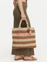 Liu Jo Torebka VA6197 A0006 Brązowy. Brązowe shopper bag Liu Jo, bez wzorów, bez dodatków. Za 389.99 zł.