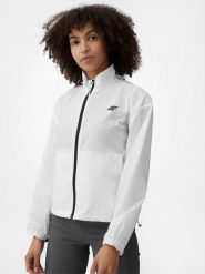 4F Kurtka miejska damska XS. Fioletowe kurtki damskie 4F, xs, bez wzorów, z polaru, bez kaptura. Za 249.99 zł.