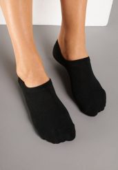 Czarne Wiskozowe Skarpety Stopki 3 Pack Xriefra. Czarne skarpetki damskie Renee, bez wzorów, z wiskozy. Za 8.99 zł.