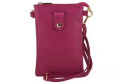Listonoszka skórzana BARBERINI'S fuksja 963-14. Czerwone shopper bag Barberinis, bez wzorów, ze skóry, bez dodatków. Za 149.99 zł.