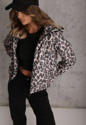 Różowa Panterkowa Kurtka z Odpinanym Kapturem Anastaera. Czerwone kurtki damskie Renee, na wiosnę, l, bez wzorów, z poliesteru. Za 139.99 zł.