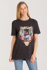 T-shirt Garnett JOHN RICHMOND. T-shirty damskie John Richmond, s, bez wzorów, bez kołnierzyka. Za 1,179.00 zł.