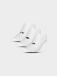 4F Skarpety casual stopki (3-pack) damskie - białe 35-38. Białe skarpetki damskie 4F, bez wzorów, z bawełny. Za 44.99 zł.