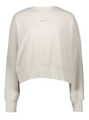 Nike Bluza "Plush" w kolorze kremowym rozmiar: XL. Brązowe bluzy damskie Nike, xl, bez wzorów, bez kaptura. Za 126.45 zł.