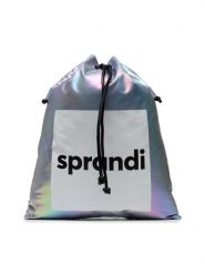 Sprandi Worek BSD-S-073-00-07 Srebrny. Szare torebki klasyczne damskie Sprandi, z materiału, bez dodatków. Za 99.99 zł.