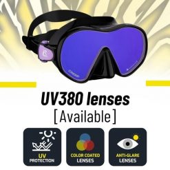 Zestaw do snorkelingu Cressi HiroQuest ochrona UV AOKI. Brązowe rurki damskie CRESSI, bez wzorów. Za 499.00 zł.