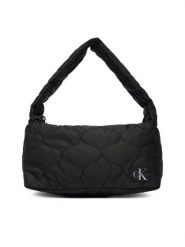 Calvin Klein Torebka Quilted Shoulder Bag IU0IU00724 Czarny. Czarne torebki klasyczne damskie Calvin Klein, z materiału, bez dodatków. Za 249.99 zł.
