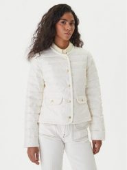 Tommy Hilfiger Kurtka puchowa WW0WW49660 Biały Regular Fit. Białe kurtki damskie Tommy Hilfiger, l, bez wzorów, z puchu, bez kaptura. Za 949.99 zł.