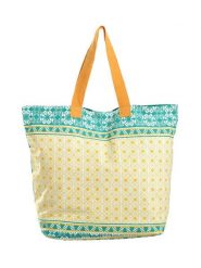 BLE Shopper bag w kolorze turkusowo-żółtym - 58 x 32 cm rozmiar: onesize. Żółte shopper bag BLE, bez wzorów, z materiału, na ramię, bez dodatków. Za 56.45 zł.