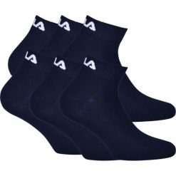 Fila Quarter Skarpety 6-pack Unisex Granat 39-42. Niebieskie skarpetki damskie Fila, bez wzorów. Za 163.99 zł.
