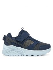 Skechers Sneakersy Uno Lite GRIDSTILL 405715L/NVCC Granatowy. Niebieskie buty sportowe chłopięce Skechers, z materiału, bez zapięcia. Za 159.99 zł.