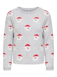 ONLY Sweter w kolorze szarym rozmiar: XL. Szare swetry klasyczne damskie Only, xl, ze splotem, bez kołnierzyka. Za 113.90 zł.