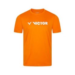 Koszulka sportowa unisex VICTOR T-43105 O. Brązowe koszulki sportowe damskie Victor, bez wzorów, bez ramiączek. Za 99.99 zł.