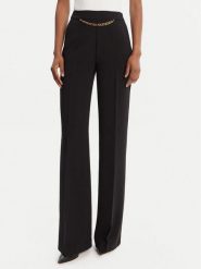 Marciano Guess Spodnie materiałowe 5YGB01 7357A Czarny Regular Fit. Czarne spodnie materiałowe damskie Marciano Guess, z aplikacjami, z materiału. Za 669.99 zł.