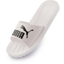 Kapcie Puma Purecat Białe/Czarne 46 - Komfort i Styl. Białe kapcie damskie Puma. Za 153.00 zł.
