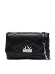 Armani Exchange Torebka XW000358 AF26568 UC001 Czarny. Czarne torebki wieczorowe damskie Armani Exchange, bez wzorów, ze skóry, bez dodatków. Za 454.99 zł.