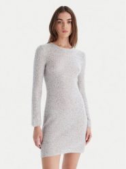 Marella Sukienka dzianinowa Arles 2523326042 Écru Slim Fit. Sukienki damskie Marella, bez wzorów, z dzianiny, bez ramiączek. Za 1,119.00 zł.