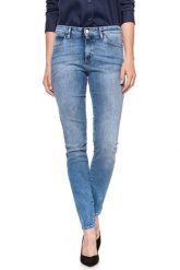 WRANGLER SKINNY BEST BLUE W28KX794O 112128369. Niebieskie rurki damskie Wrangler, bez wzorów, z jeansu. W wyprzedaży za 99.99 zł.
