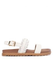 MICHAEL Michael Kors Sandały Irene MK03298256 Biały. Białe sandały dziewczęce MICHAEL Michael Kors, ze skóry, bez obcasa, bez zapięcia. Za 369.99 zł.