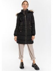 Northwood Płaszcz zimowy "Chubine" w kolorze czarnym rozmiar: M. Czarne płaszcze damskie Northwood, na zimę, m, bez wzorów, z puchu, bez kaptura. Za 331.95 zł.