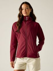 Dare 2b Kurtka softshellowa "Nomadic" w kolorze bordowym rozmiar: 42. Czerwone kurtki sportowe damskie Dare 2b, bez wzorów, bez kaptura. Za 144.58 zł.