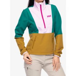 Kurtka przeciwwiatrowa damska Helly Hansen Cascade Shield Anorak. Brązowe kurtki damskie Helly Hansen, bez wzorów, bez kaptura. Za 471.99 zł.