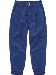 Pepe Jeans Spodnie "Mamba" w kolorze granatowym rozmiar: W25/L30. Niebieskie spodnie materiałowe damskie Pepe Jeans, bez wzorów, z bawełny. Za 100.99 zł.